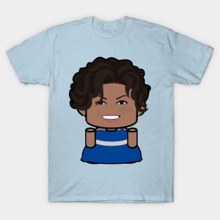 Mrs. Obamabot POLITICO'BOT Toy Robot (Blue Dress) T-Shirt